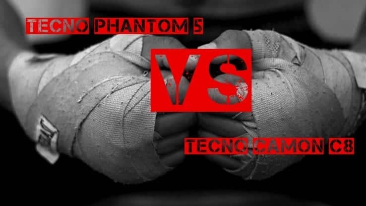 Phantom 5 vs Tecno C8