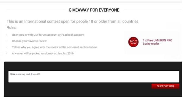 giveaway 2845