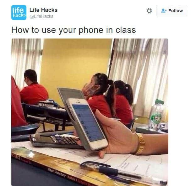 how to use your phone in class