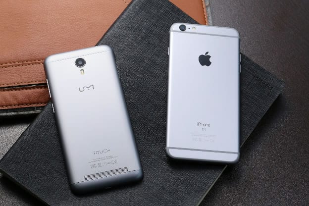 umi touch vs iphone 6s plus