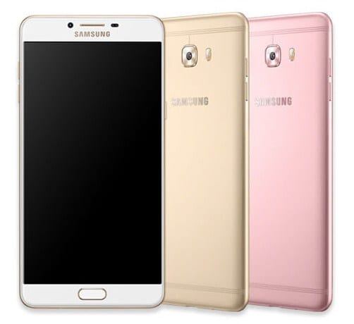 Samsung Galaxy C9 Pro Gold, Soft Gold & Dark Grey colour variants