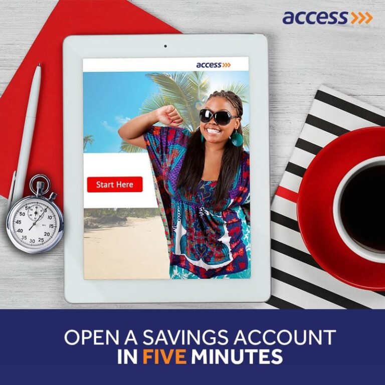 open access bank account