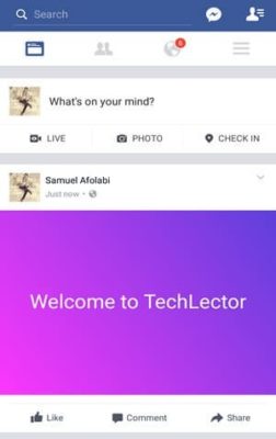 Facebook Updates With Coloured Backgrounds 2