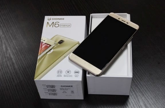 gionee m6 mirror unboxing