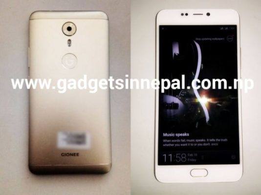 Gionee A1 Live Images