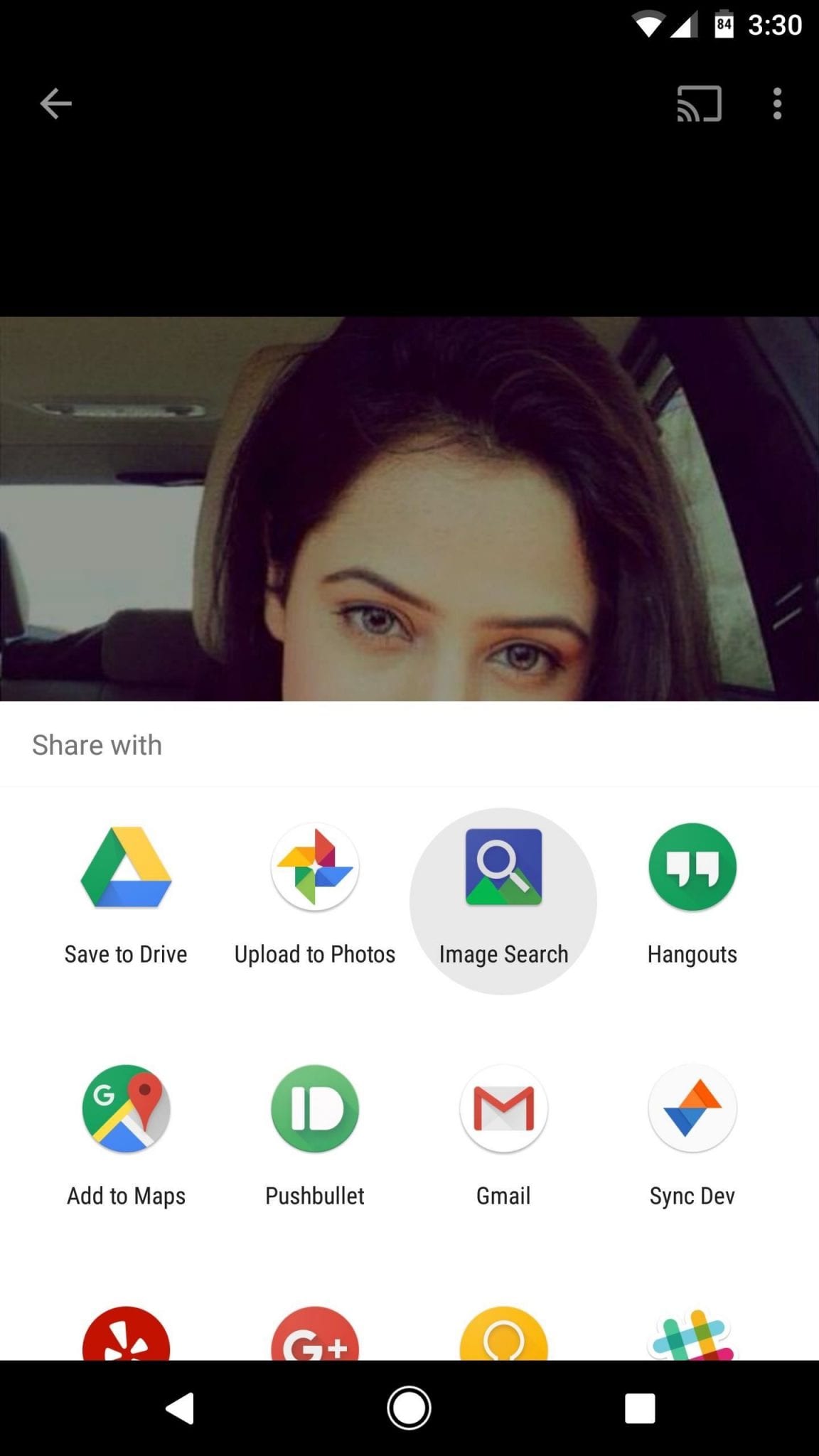 Select Image Search from the app list