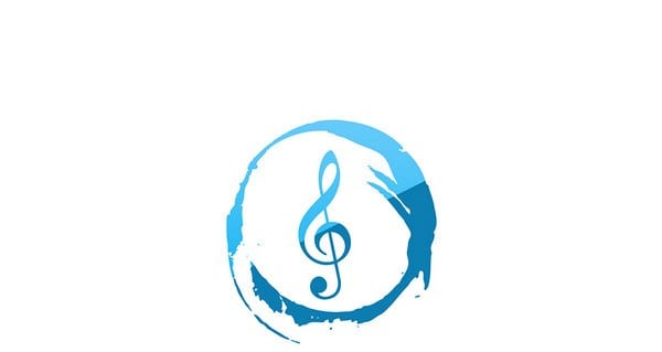 music logo psd template