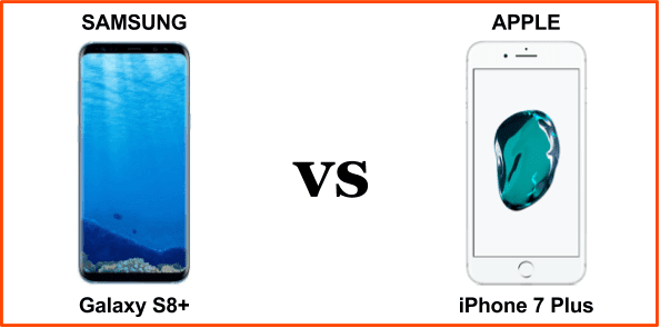 Samsung Galaxy S8 Plus vs iPhone 7 Plus