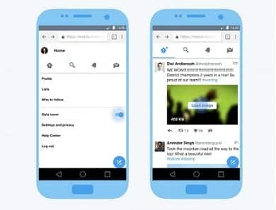 Twitter Lite features
