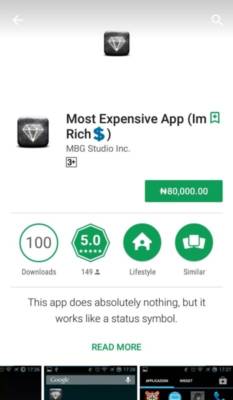 Most Expensive App on Google Play Store