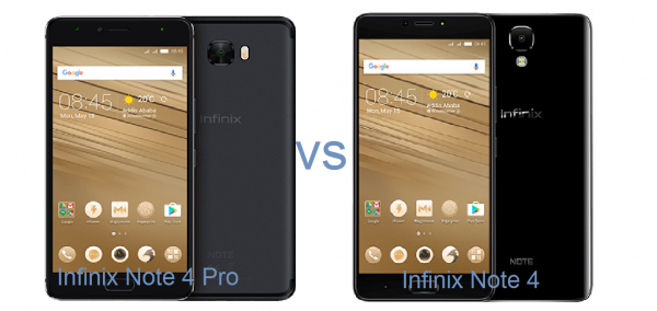 Infinix Note 4 vs Note 4 Pro
