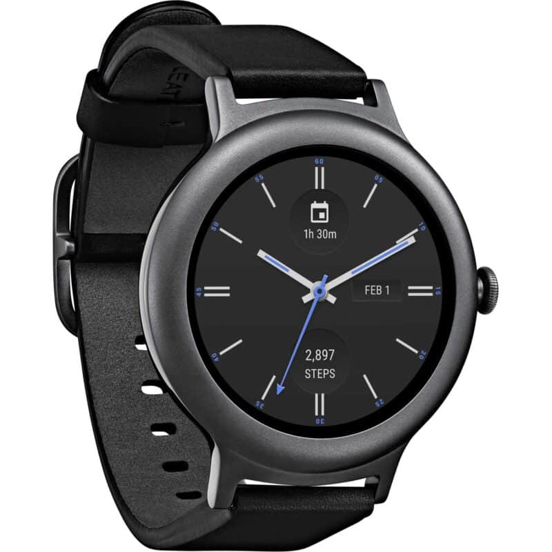 lg lgw270t watch style smartwatch titanium 1315987