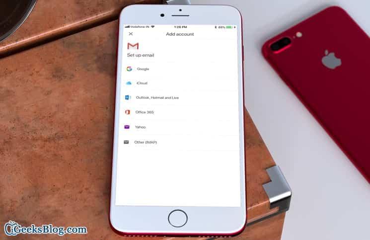 How To Add Third party Email Accounts To Gmail App on iPhone or iPad