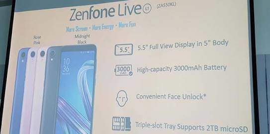 Asus ZenFone Live L1
