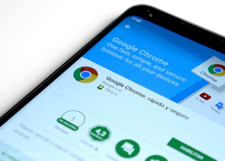Google Chrome para Android en Google Play 768x549