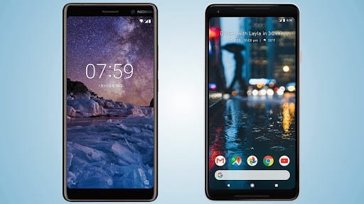 Google Pixel 2 XL vs Nokia 7 Plus