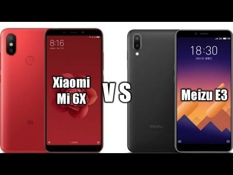 Meizu E3 vs Xiaomi Mi 6X