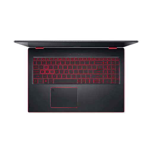 the keyboard and touchpad of the acer nitro 5 spin