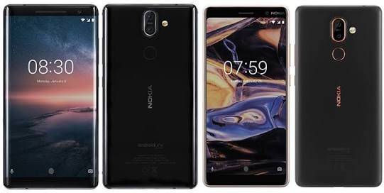 Nokia 8 Sirocco vs Nokia 7 Plus