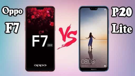 Oppo F7 vs Huawei P20 Lite