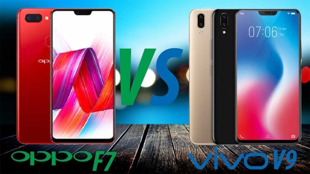 Oppo F7 vs Vivo V9