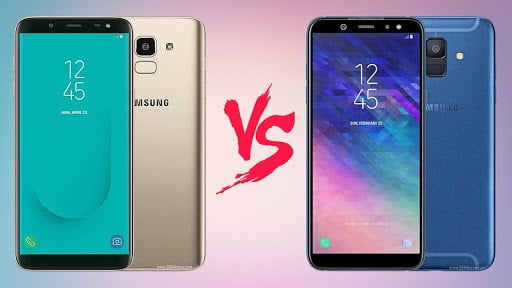 Samsung Galaxy J6 vs Samsung Galaxy A6