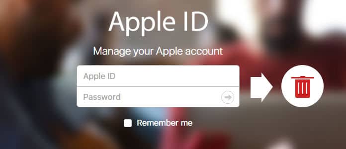 delete apple id