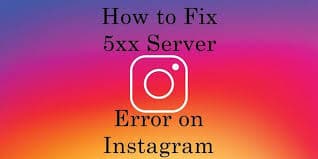 Instagram 5xx Server error