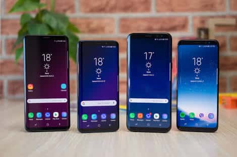 Samsung Galaxy S9 S9 Plus S8 and S8 Plus