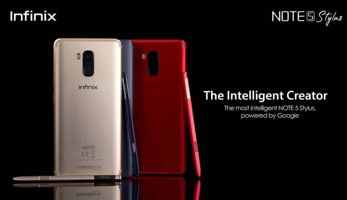 Infinix note 5 Stylus feature