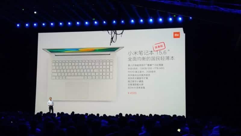 Mi Notebook Youth Edition launch