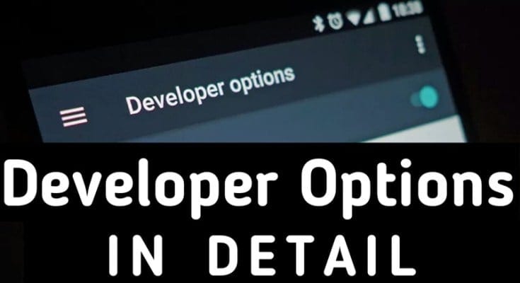 developer options in android dp