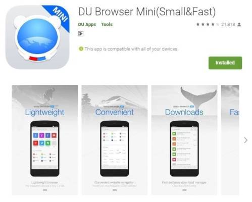 Best Lite Android Browsers