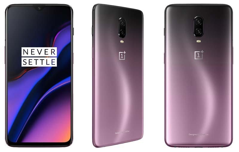 OnePlus 6T Android Pie Thunder Purple