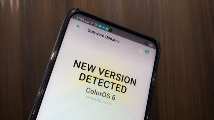 ColorOS 6 update to Oppo F11 Pro 700x394
