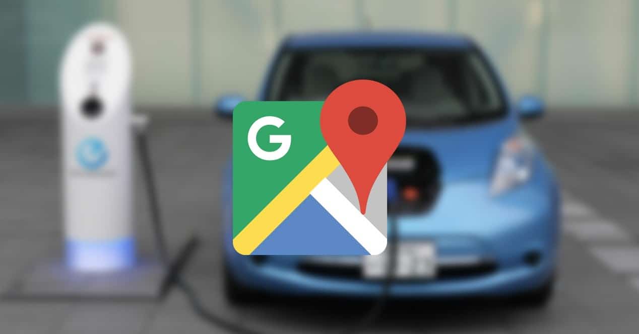 Google Maps charging stations for electric cars