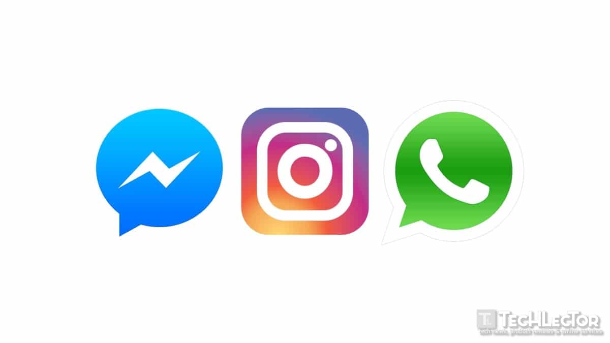 Messenger Instagram and WhatsApp
