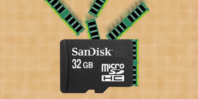 Increase RAM with sd card