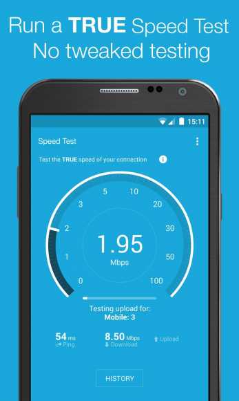 4G WiFi Map Speed test