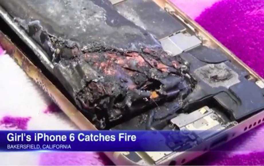 A Child Girls iPhone 6 Exploded It Lead To Burning Holes In Her Blanket