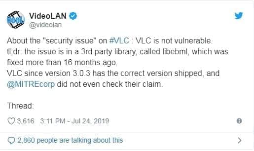 vlc media player security flaw