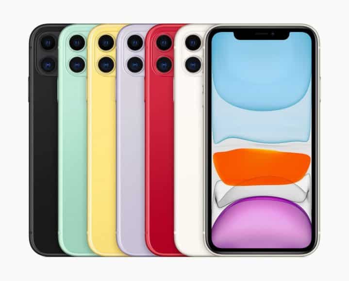 iPhone 11 vs iPhone XR colors