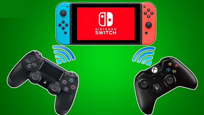 connect PS4 or Xbox controllers to Switch