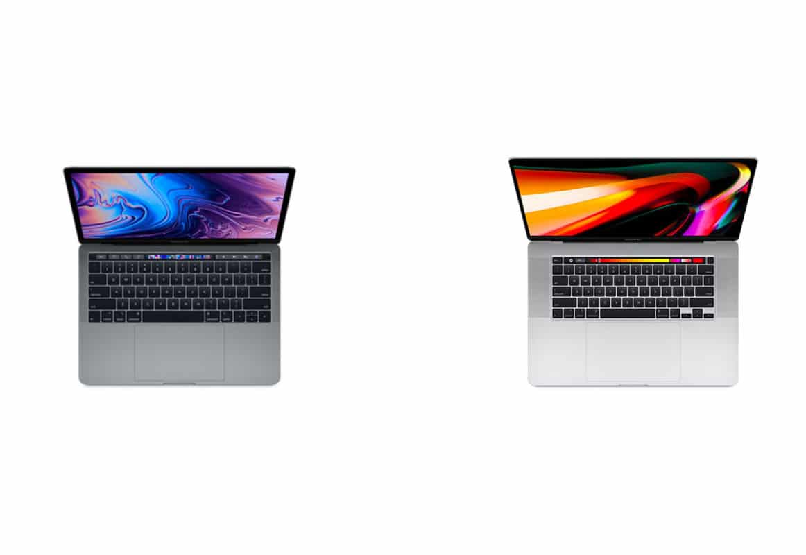 MacBook Pro 13 ″ vs MacBook Pro 16 ″