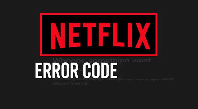 Netflix error codes