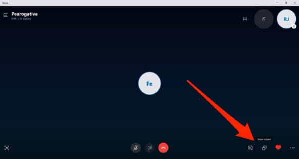 Share Your Screen On Skype
