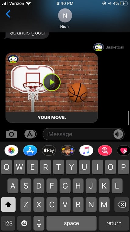 Play iMessage Games On iPhone