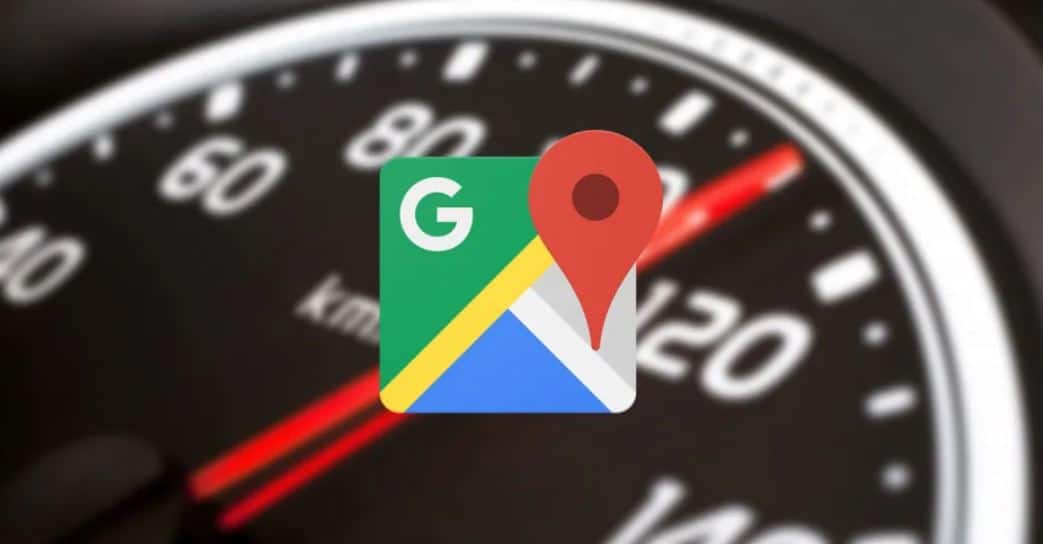Google Maps speedometer