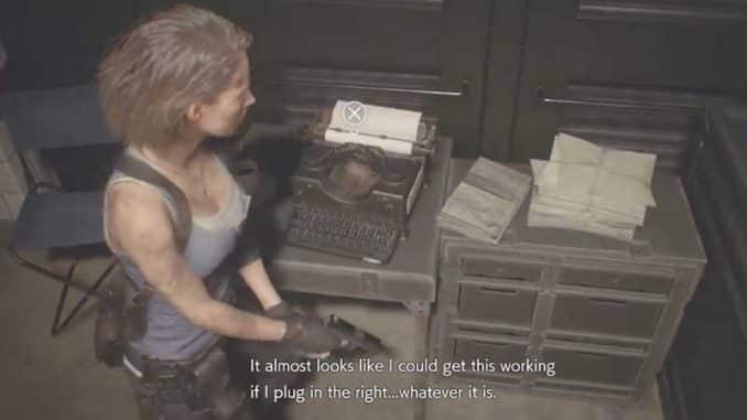 How to save the game Resident Evil 3