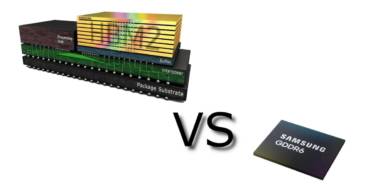 difference between GDDR6 and HBM2 memory scaled